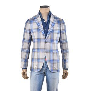 Sartorio Plaid Virgin Wool Sport Jacket